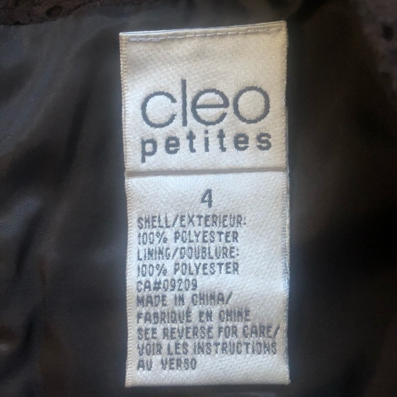 Midi length Brown Skirt with Eyelet Details - Picture 3 of 3